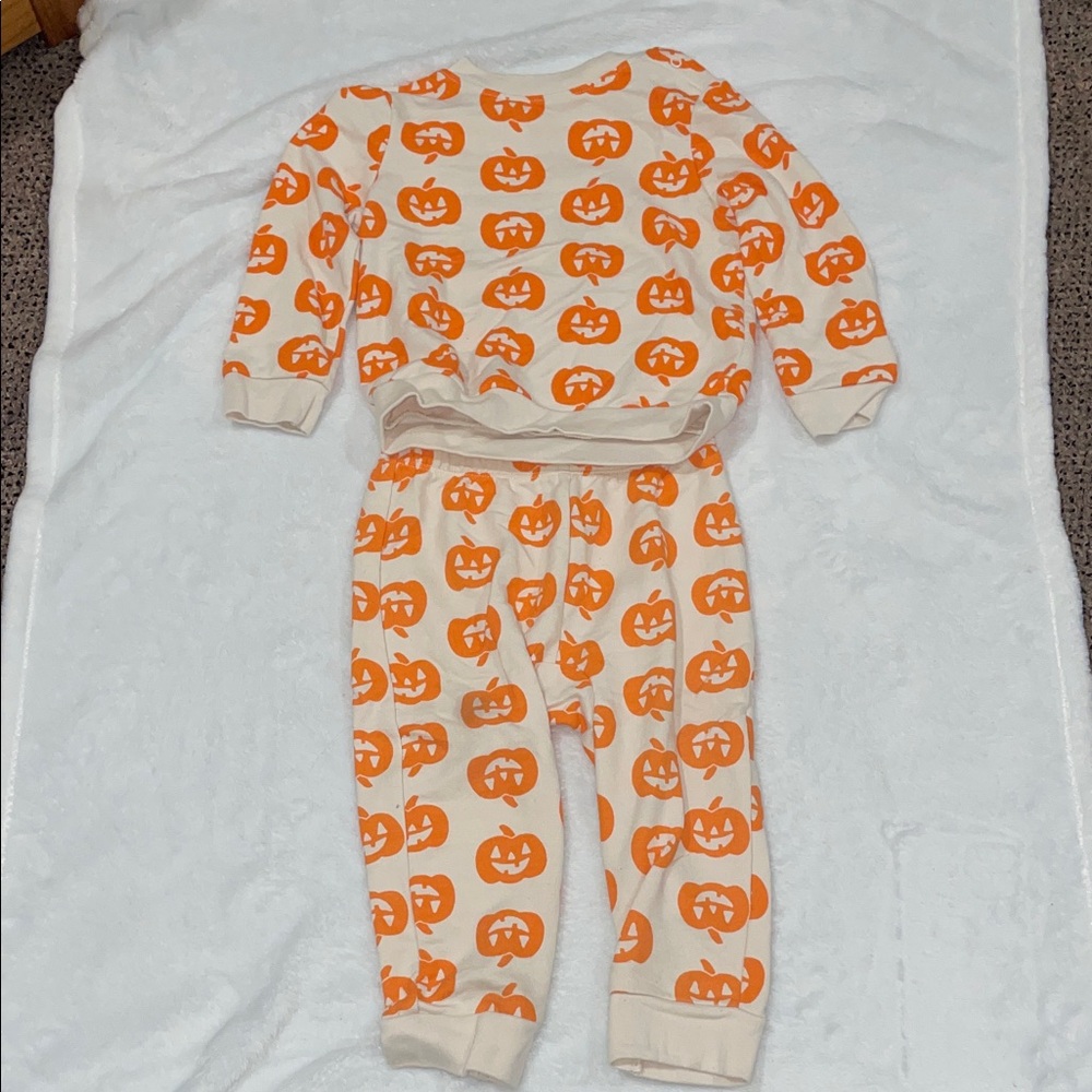 Cat & Jack Jack-o’-lantern Sweat Set